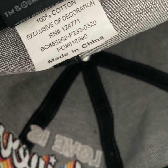 Universal Studios Parks Official "Love Is Universal" Baseball Hat Cap LGBTQ - Picture 4 of 4